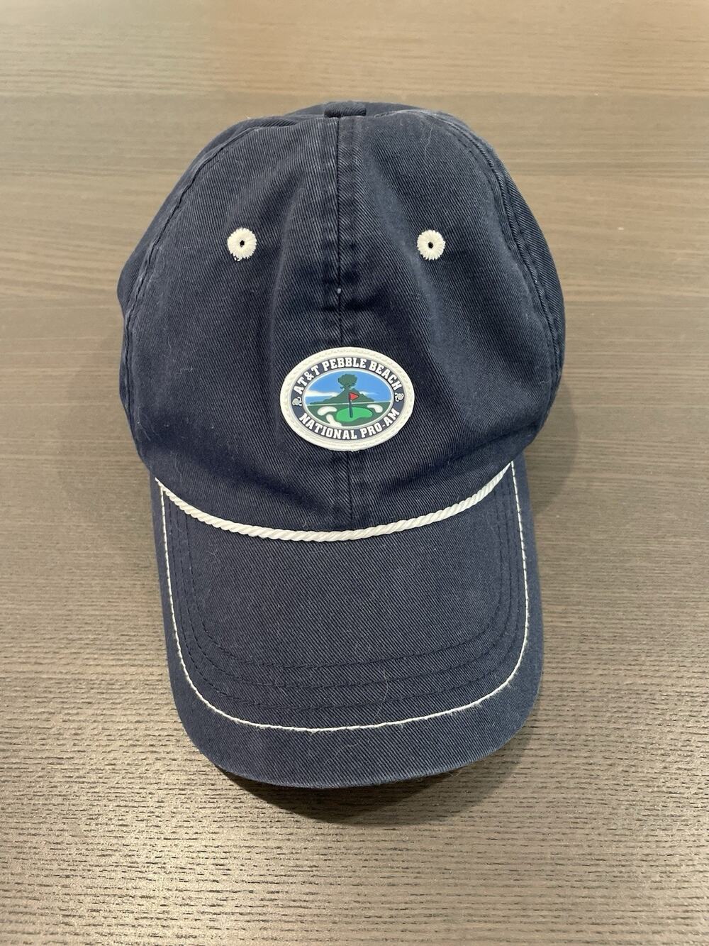 At&t Pebble Beach National Pro-Am Golf Hat Adjustable Blue PGA 1919 Cap